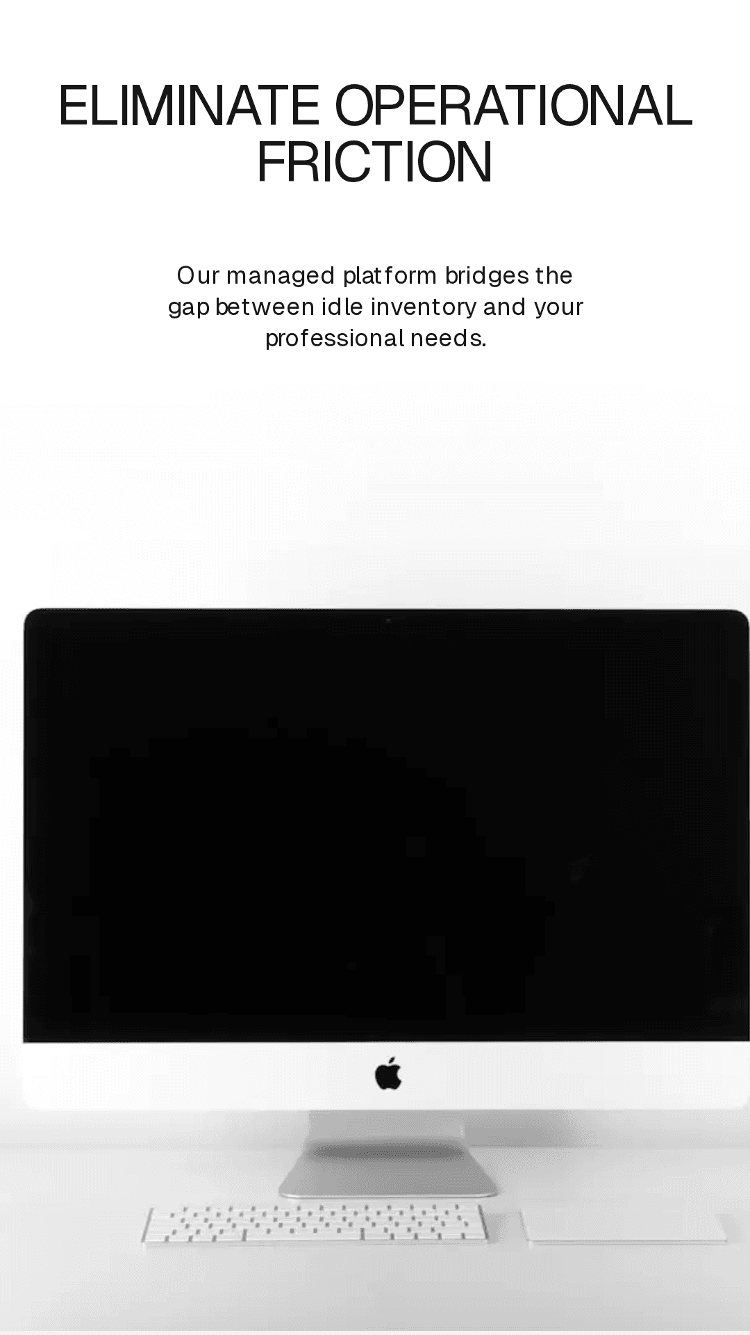 GearZo campaign poster eliminate operational friction