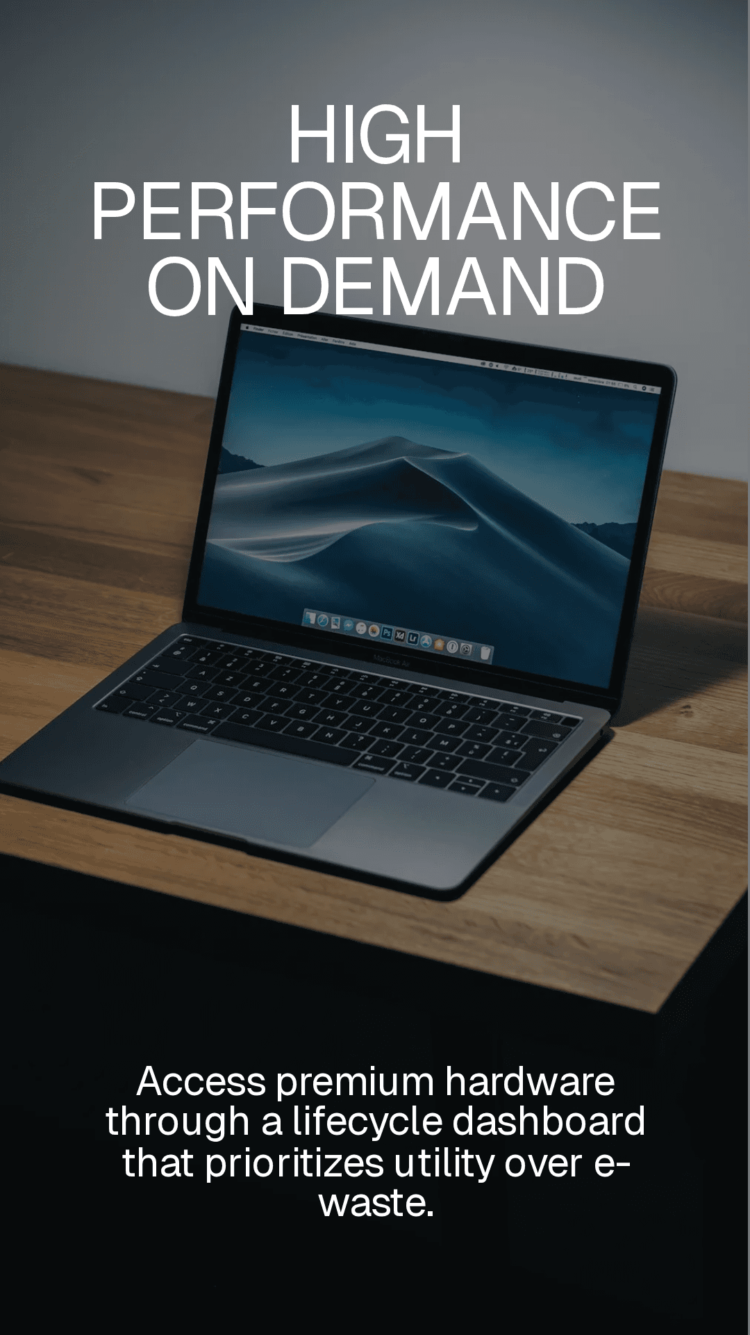 GearZo campaign poster high performance on demand